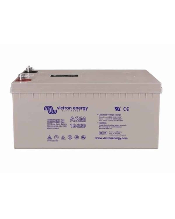 12V/230Ah AGM Super Cycle Batt. (M8)