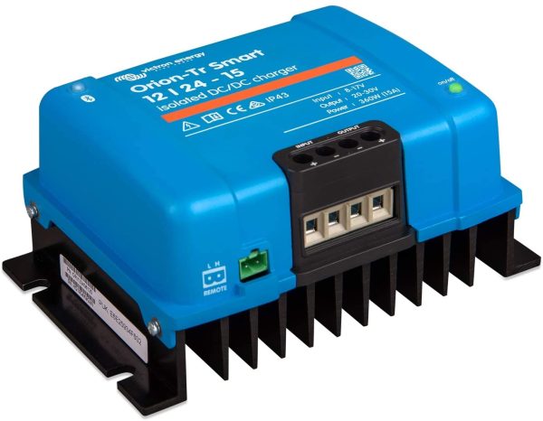 Victron Energy Orion-Tr Smart 12/24-Volt 15 Amp 360-Watt DC-DC Charger | Isolated (Bluetooth)