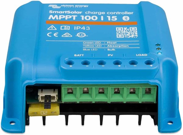 Victron SmartSolar MPPT 100V 15 Amp 12/24-Volt Solar Charge Controller (Bluetooth)