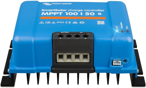 Victron SmartSolar MPPT 100V 50 Amp 12/24-Volt Solar Charge Controller (Bluetooth)