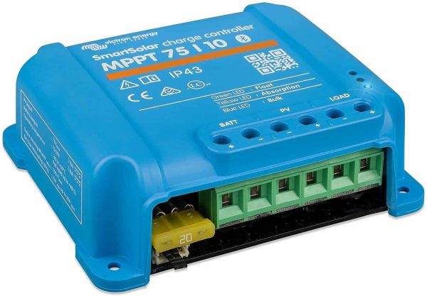 Victron SmartSolar MPPT 75V 10 Amp 12/24-Volt Solar Charge Controller (Bluetooth)