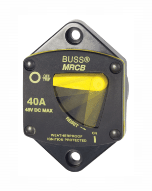 187-Series Circuit Breaker – Panel Mount (40A-120A) | Blue Sea Systems