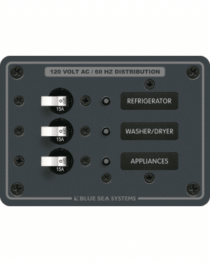 Blue Sea System AC 3 Position Panel