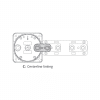 BEP Link Bar 779-LB-1 for 8 & 10mm studs