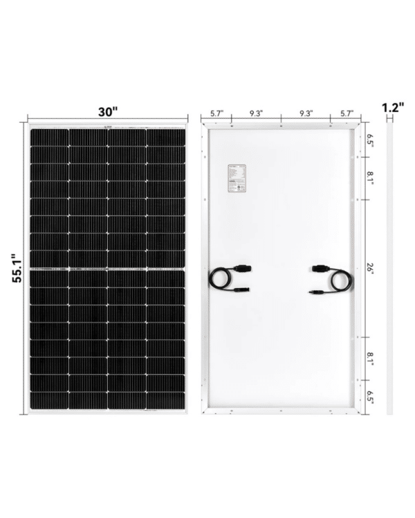 Rich Solar MEGA 12V 220 Watt Solar Panel