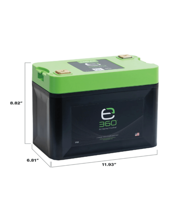 Expion360 12V 100AH Group 27 LiFePo4 Battery | UL1973 Certified