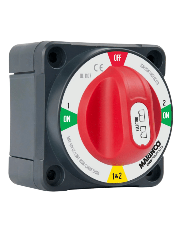 Selector Battery Switch with Alternator Field Disconnect